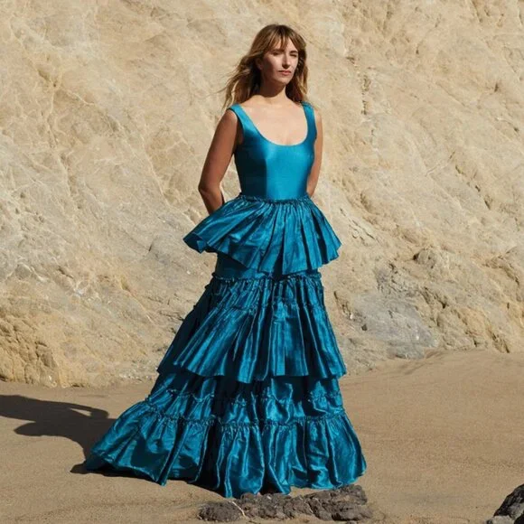 Spring 2017 Alberta Ferretti Couture Pleated Gown - Picture 5 of 11